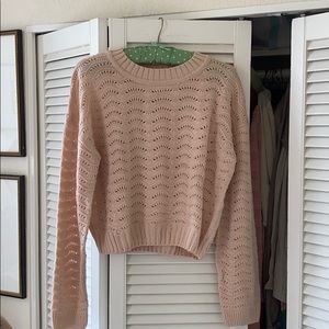 Pale Pink Knit Sweater